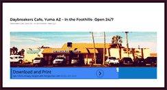 Desktop Screenshot of daybreakerscafe.com